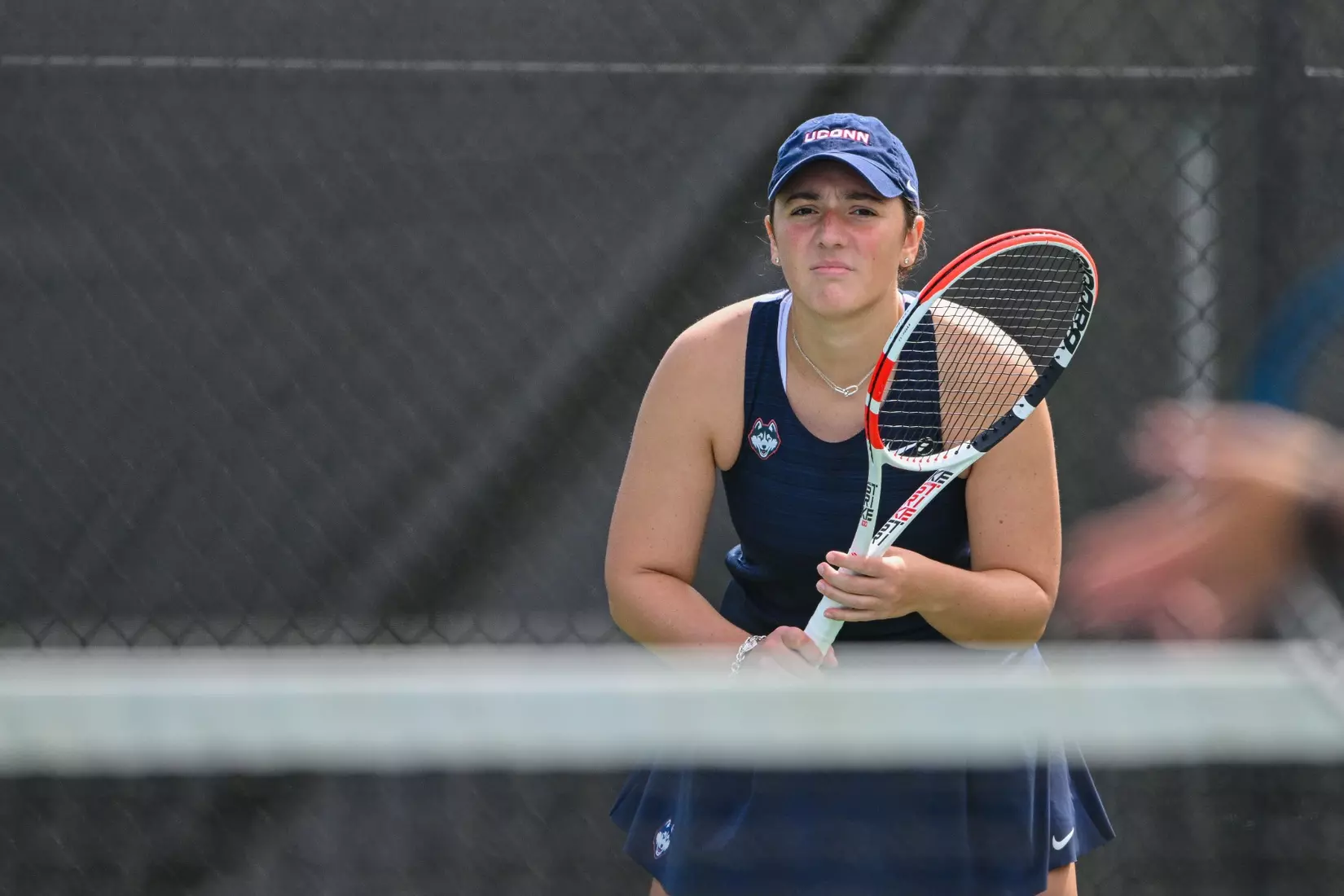 NCAA DI Womens Tennis - 2023 - Bryant vs UConn, UConn Tennis Courts, Storrs, Connecticut.