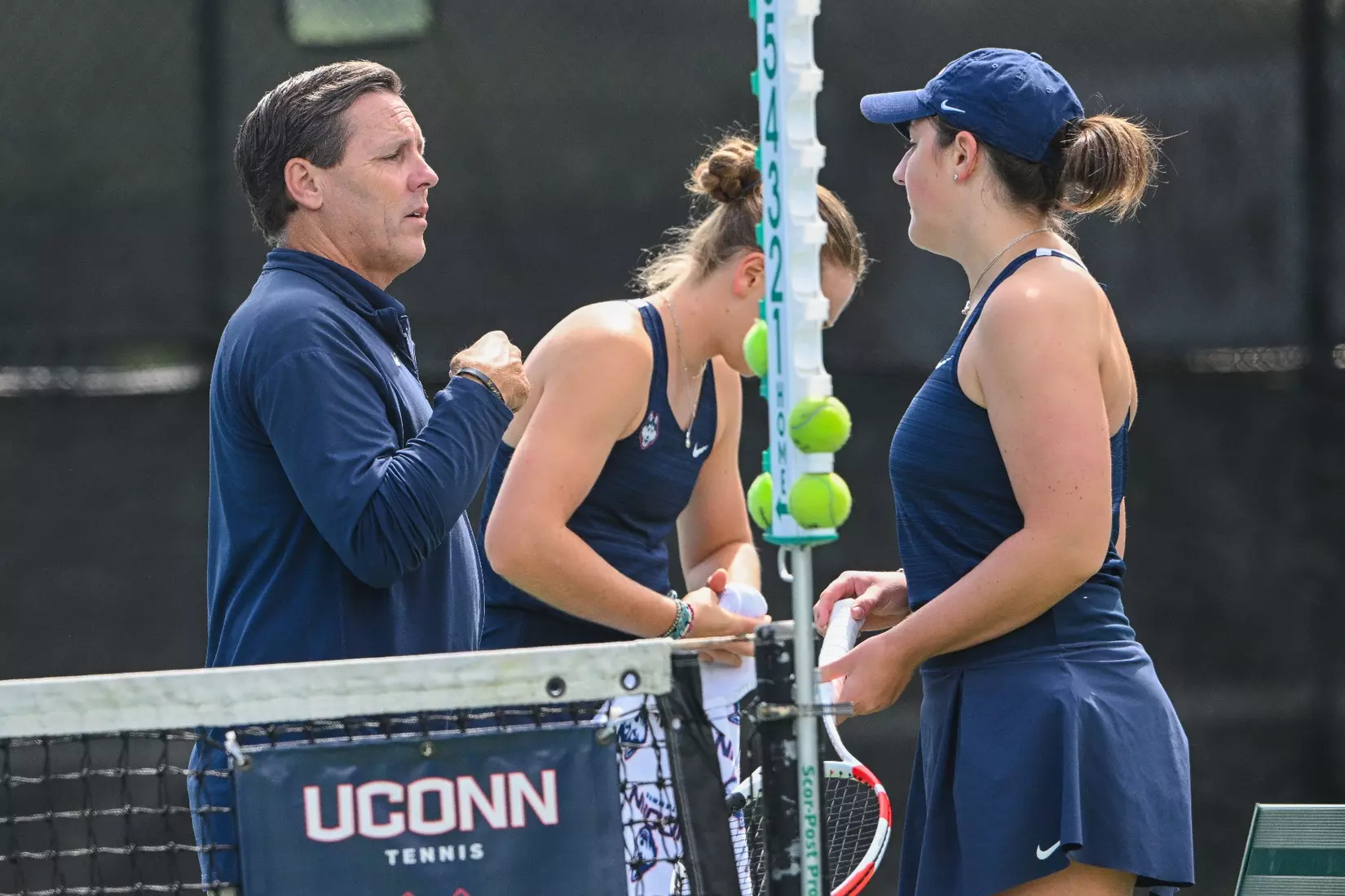 NCAA DI Womens Tennis - 2023 - Bryant vs UConn, UConn Tennis Courts, Storrs, Connecticut.