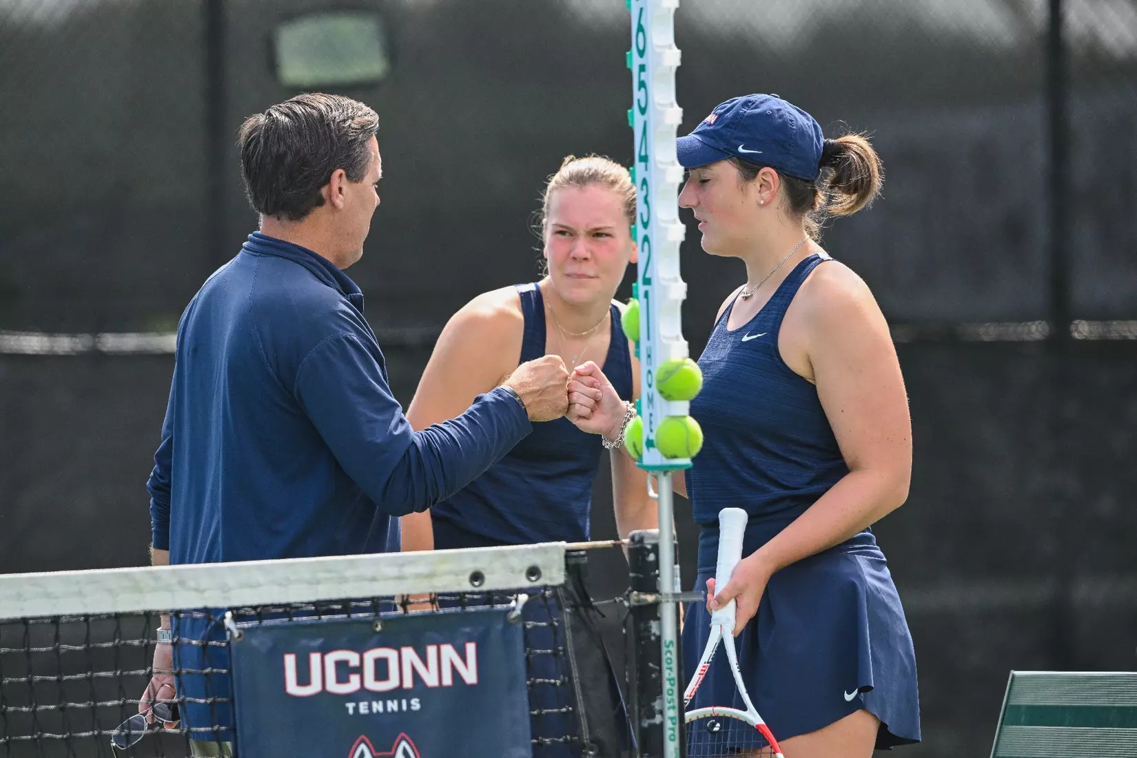 NCAA DI Womens Tennis - 2023 - Bryant vs UConn, UConn Tennis Courts, Storrs, Connecticut.