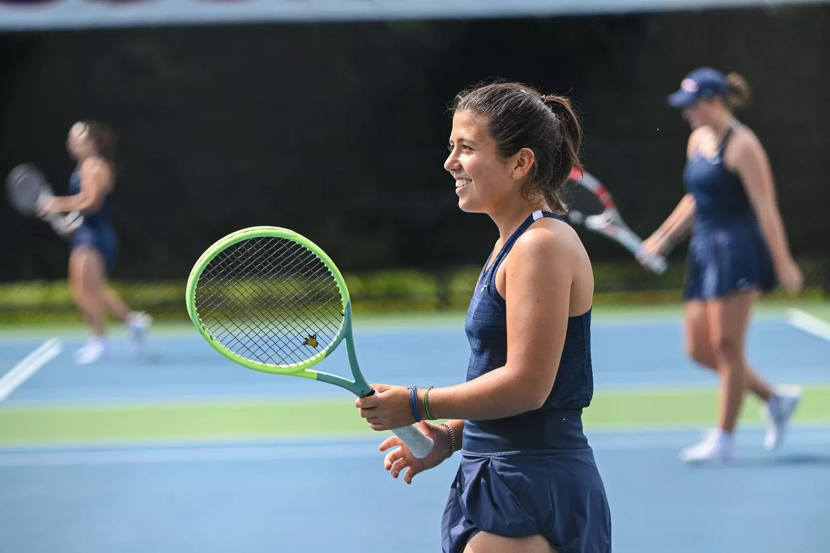 NCAA DI Womens Tennis - 2023 - Bryant vs UConn, UConn Tennis Courts, Storrs, Connecticut.