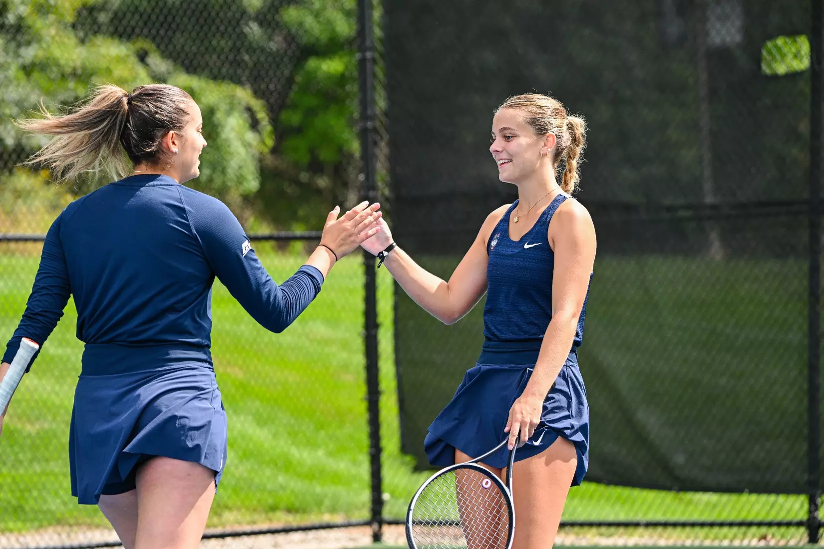 NCAA DI Womens Tennis - 2023 - Bryant vs UConn, UConn Tennis Courts, Storrs, Connecticut.