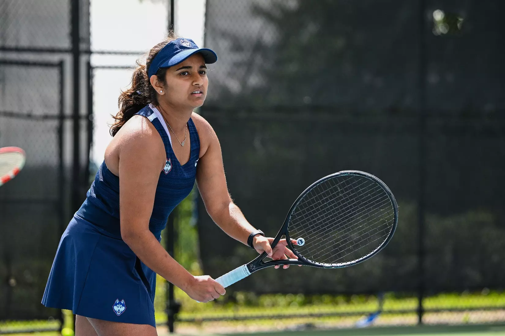 NCAA DI Womens Tennis - 2023 - Bryant vs UConn, UConn Tennis Courts, Storrs, Connecticut.