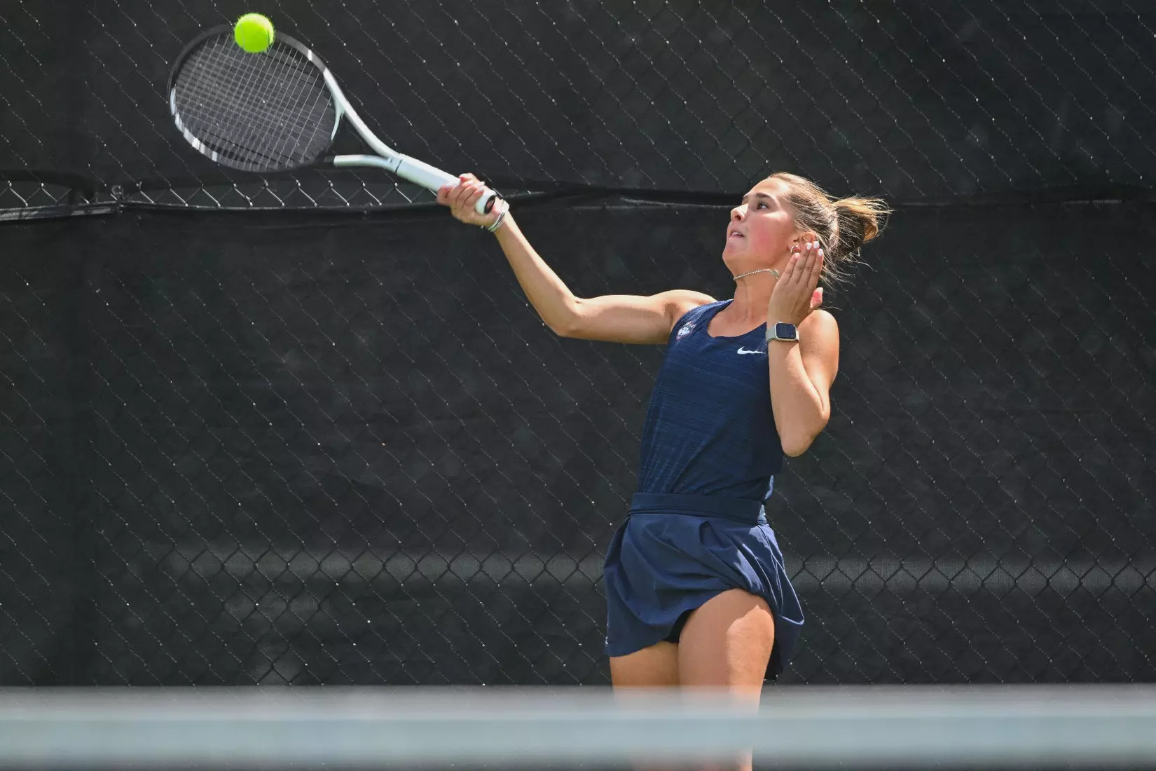NCAA DI Womens Tennis - 2023 - Bryant vs UConn, UConn Tennis Courts, Storrs, Connecticut.