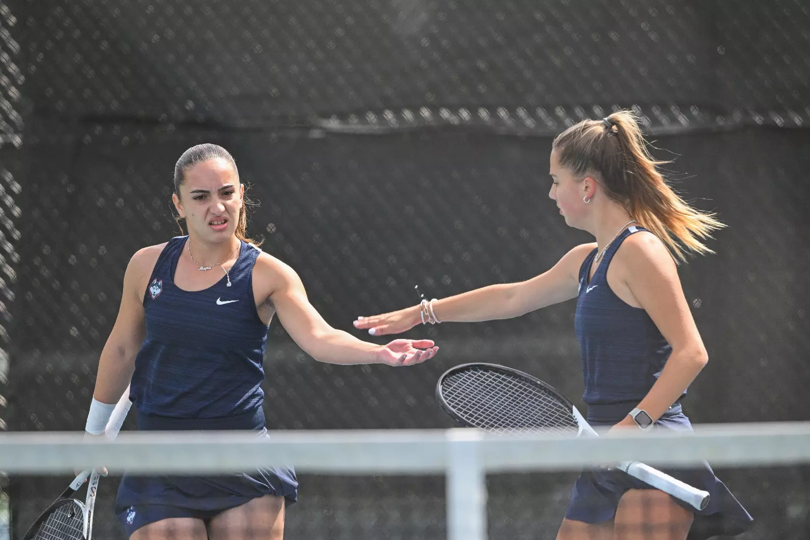 NCAA DI Womens Tennis - 2023 - Bryant vs UConn, UConn Tennis Courts, Storrs, Connecticut.