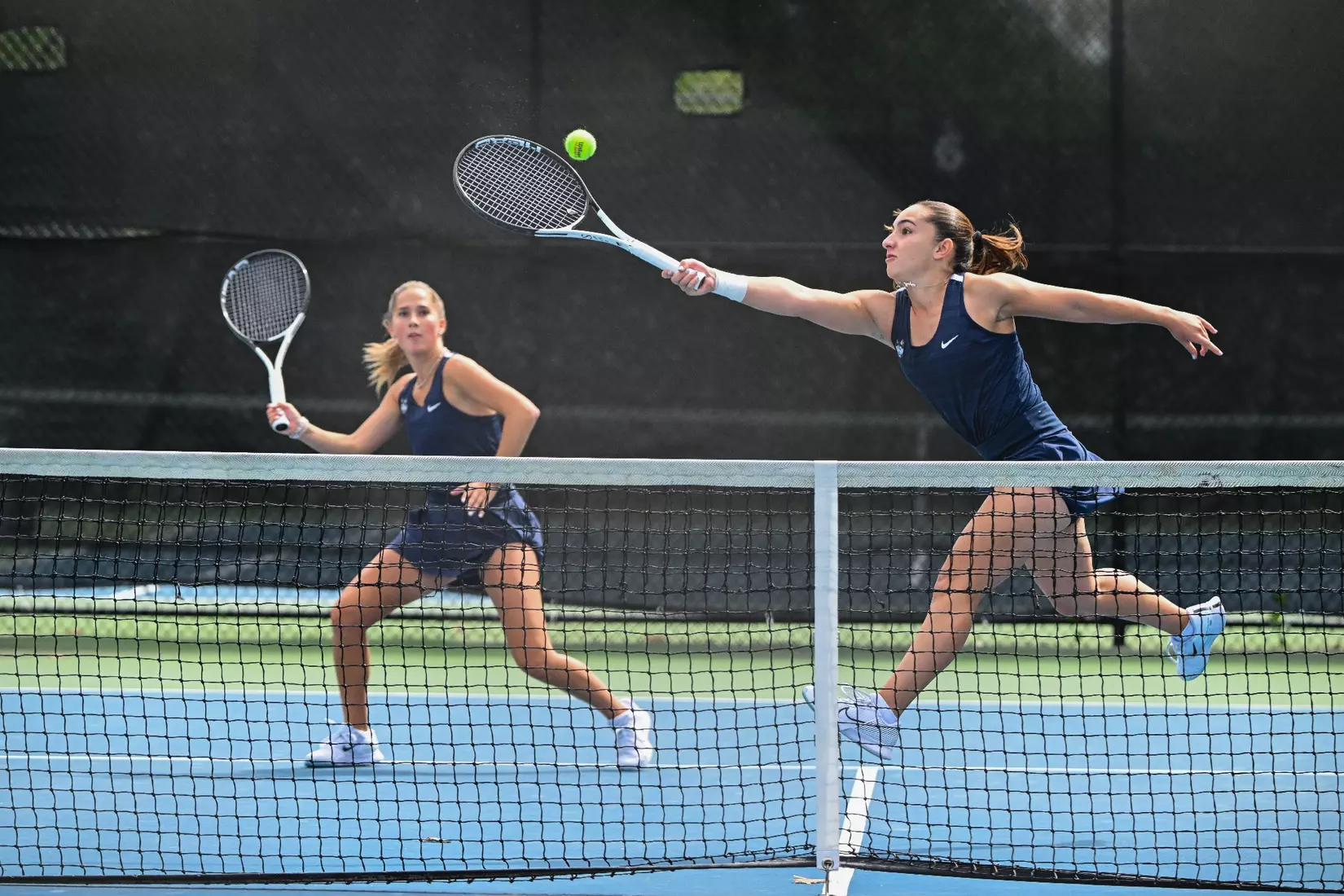 NCAA DI Womens Tennis - 2023 - Bryant vs UConn, UConn Tennis Courts, Storrs, Connecticut.