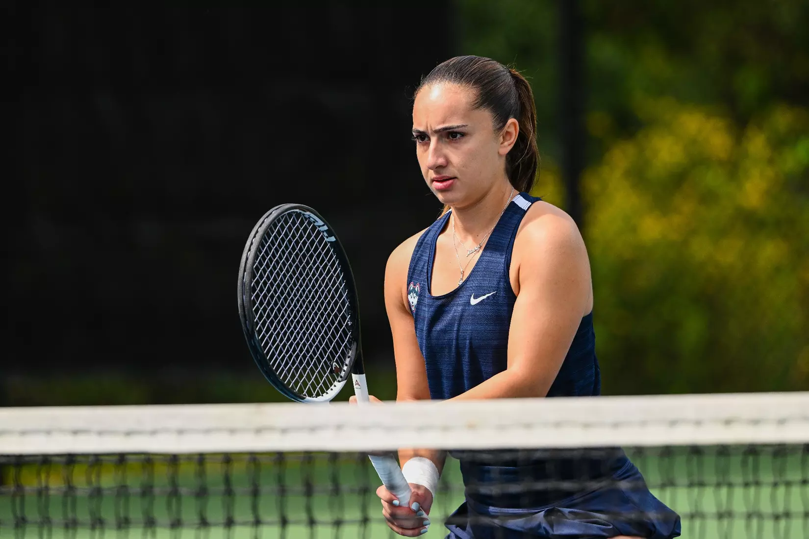 NCAA DI Womens Tennis - 2023 - Bryant vs UConn, UConn Tennis Courts, Storrs, Connecticut.