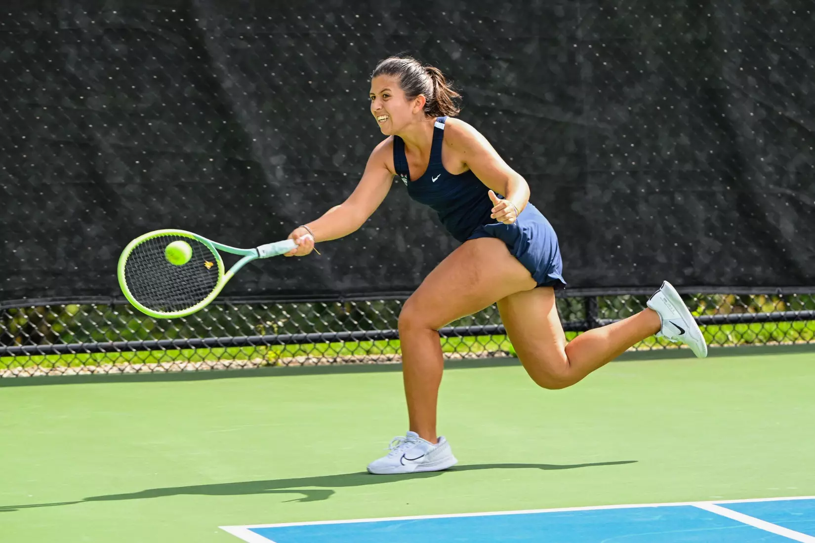 NCAA DI Womens Tennis - 2023 - Bryant vs UConn, UConn Tennis Courts, Storrs, Connecticut.