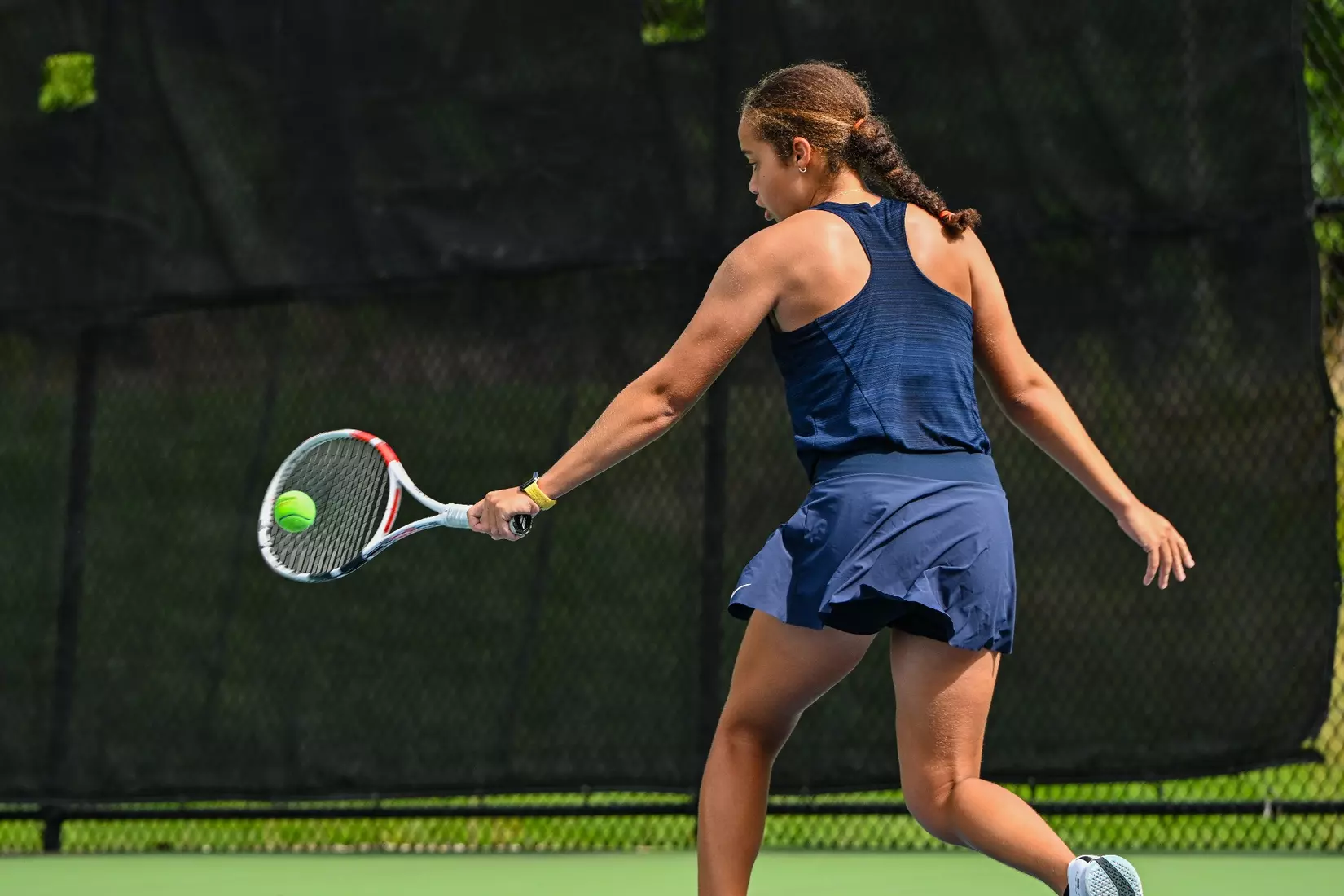 NCAA DI Womens Tennis - 2023 - Bryant vs UConn, UConn Tennis Courts, Storrs, Connecticut.