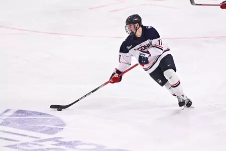 NCAA DI Men’s Hockey - 2024 - New Hampshire at UConn, Toscano Family Ice Forum, Storrs, Connecticut.