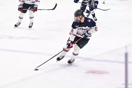 NCAA DI Men’s Hockey - 2024 - New Hampshire at UConn, Toscano Family Ice Forum, Storrs, Connecticut.