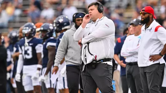NCAA DI Football- 2024 - Merrimack at UConn, Rentschler Field, East Hartford, Connecticut.