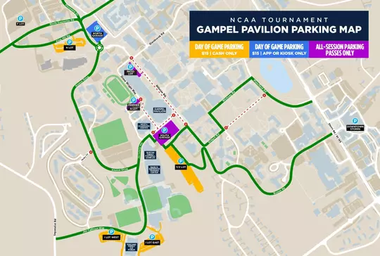 NCAA Parking Map