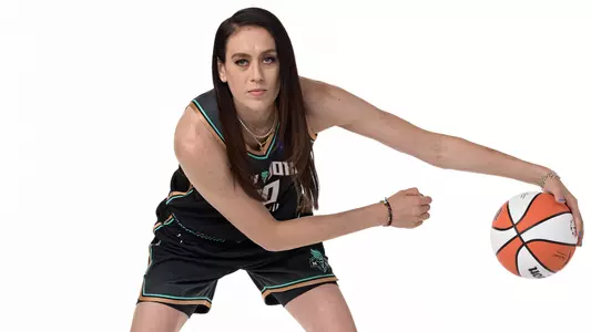 BROOKLYN, NY - MAY 5 : Breanna Stewart #30 of the New York Liberty poses for a portrait during WNBA Media Day at ZeroSpace on May 5, 2024 in Brooklyn, New York. NOTE TO USER: User expressly acknowledges and agrees that, by downloading and/or using this photograph, user is consenting to the terms and conditions of the Getty Images License Agreement. Mandatory Copyright Notice: Copyright 2024 NBAE (Photo by Steven Freeman/NBAE via Getty Images)