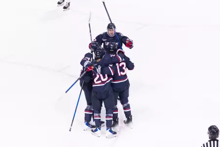 UConn at BU Goal celly