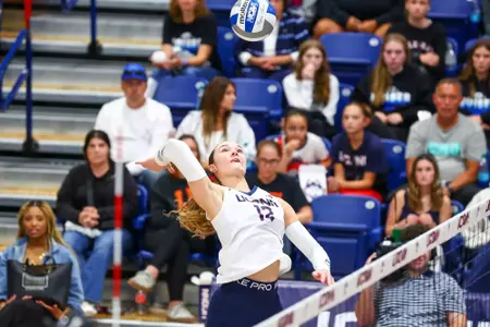 October, 4, 2025; Storrs, Connecticut; during a Big East matchup between St. John's and UConn. The Huskies won 3-1 over the Red Storm. Photo by Brian Foley for Clarus Multimedia