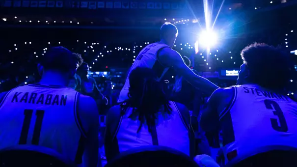 Pregame huddle intros