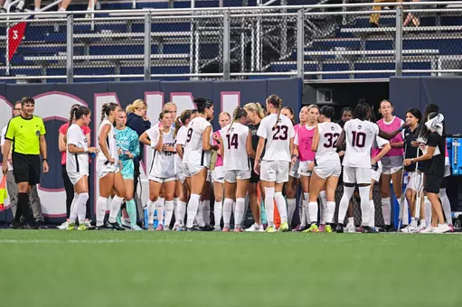 UConn WSOC huddle 2025