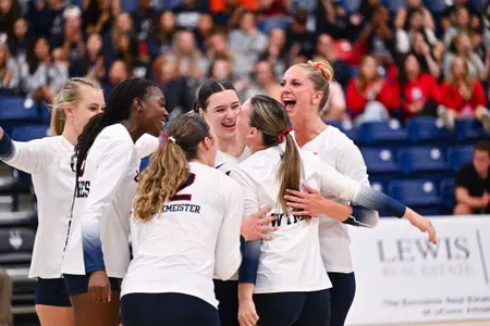 VBall Win over Lehigh