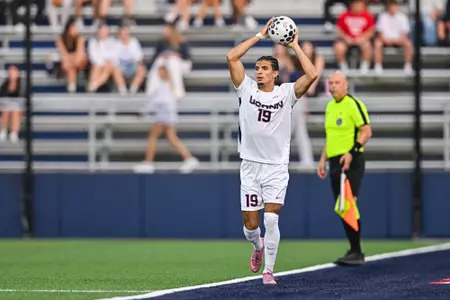 NCAA DI Mens Soccer - 2025 - UMass at UConn, Morrone Field, Storrs, Connecticut.