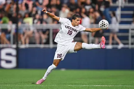 NCAA DI Mens Soccer - 2025 - UMass at UConn, Morrone Field, Storrs, Connecticut.