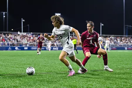 NCAA DI Mens Soccer - 2025 - UMass at UConn, Morrone Field, Storrs, Connecticut.