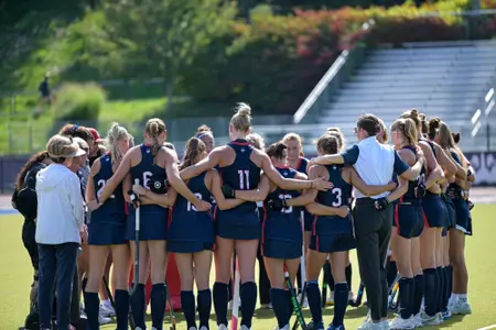Field Hockey Team Huddle