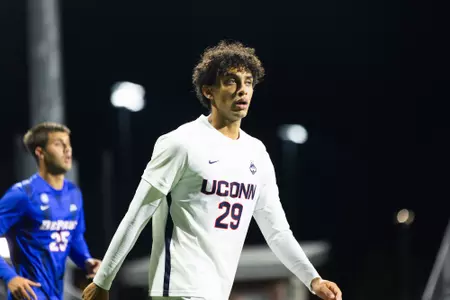STORRS, CONNECTICUT - OCTOBER 10 - University of Connecticut against the Depaul University Blue Demons at the Joseph J. Morrone Stadium at Rizza Performance Center in Storrs, Connecticut.
Photo by Cole Zabetakis