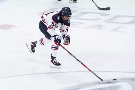 STORRS, CONNECTICUT - October 03 - University of Connecticut Women's Hockey against the Clarkson Golden Knights at Toscano Family Ice Forum in Storrs, CT.
Photo by Sofia DiGrande
