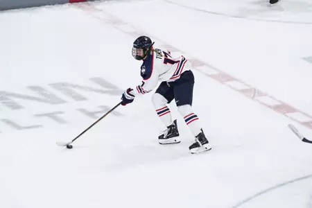 STORRS, CONNECTICUT - October 03 - University of Connecticut Women's Hockey against the Clarkson Golden Knights at Toscano Family Ice Forum in Storrs, CT.
Photo by Sofia DiGrande