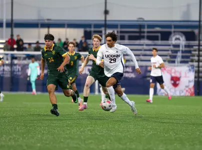 STORRS, CONNECTICUT - SEPTEMBER 22, 2026 - UCONN MENS SOCCER against the SIENA UNIVERSITY SAINTS at the Joseph J. Morrone Stadium at Rizza Performance Center in Storrs, Connecticut.
Photo by Sam Martin