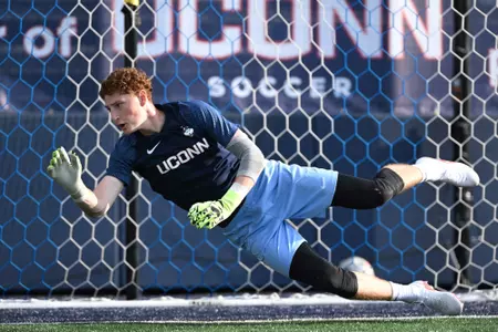 STORRS, CONNECTICUT - AUGUST 27TH 2026 - Joe Grossman #0 against the Fairifeld University Stags at the Joseph J. Morrone Stadium at Rizza Performance Center in Storrs, Connecticut.
Photo by Daniel Toothaker