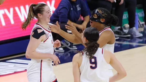 STORRS, CONNECTICUT - 28 JANUARY 2026 - against the Xavier Musketeers at the Harry A. Gampel Pavilion in Storrs, Connecticut.
Photo by Sam Martin