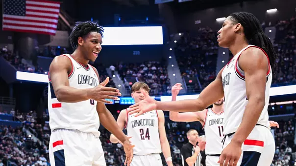 High fives and smiles