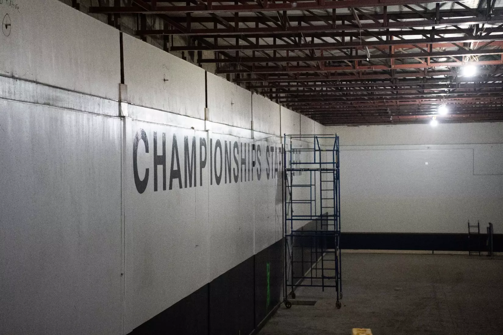 STORRS, CONNECTICUT - March 16 - UConn Field House Construction.
Photo by Connor Sharp