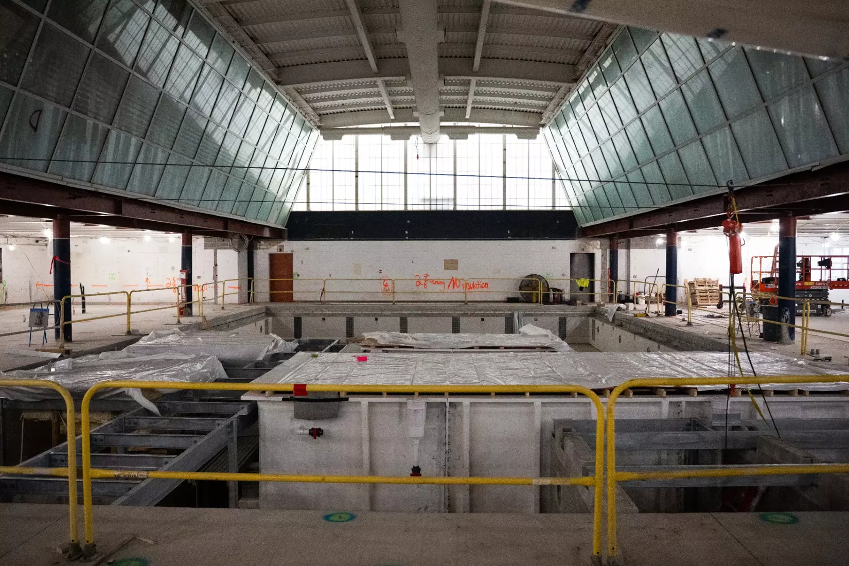 STORRS, CONNECTICUT - March 16 - UConn Field House Construction.
Photo by Connor Sharp