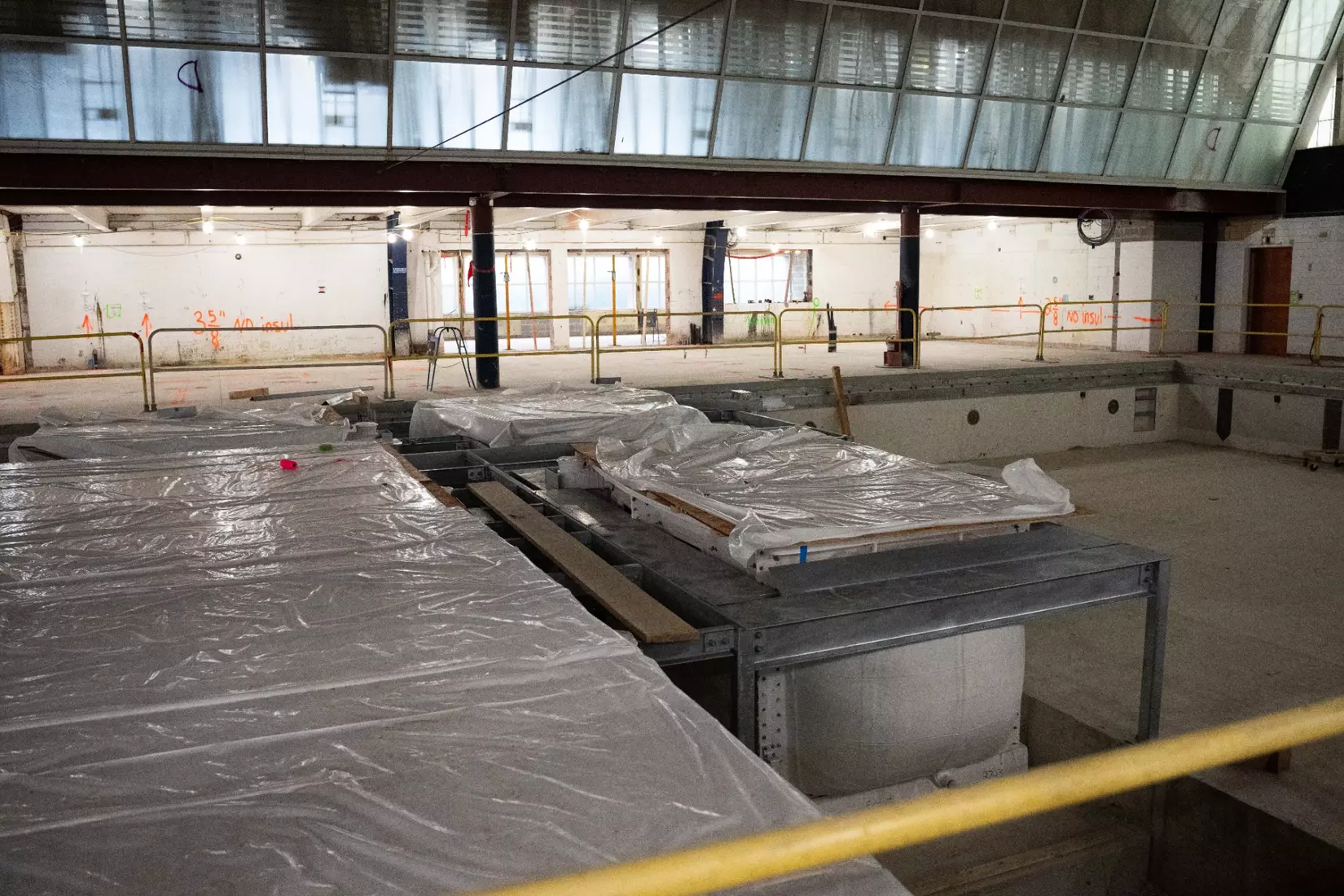 STORRS, CONNECTICUT - March 16 - UConn Field House Construction.
Photo by Connor Sharp