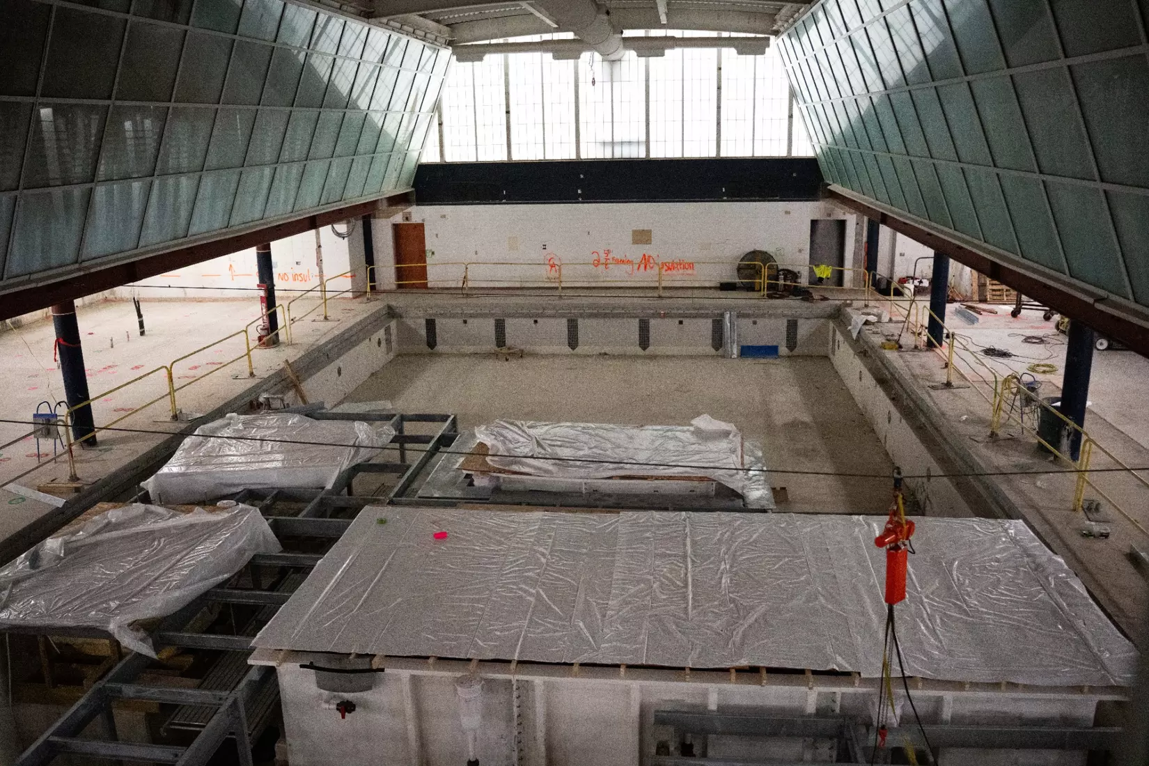 STORRS, CONNECTICUT - March 16 - UConn Field House Construction.
Photo by Connor Sharp