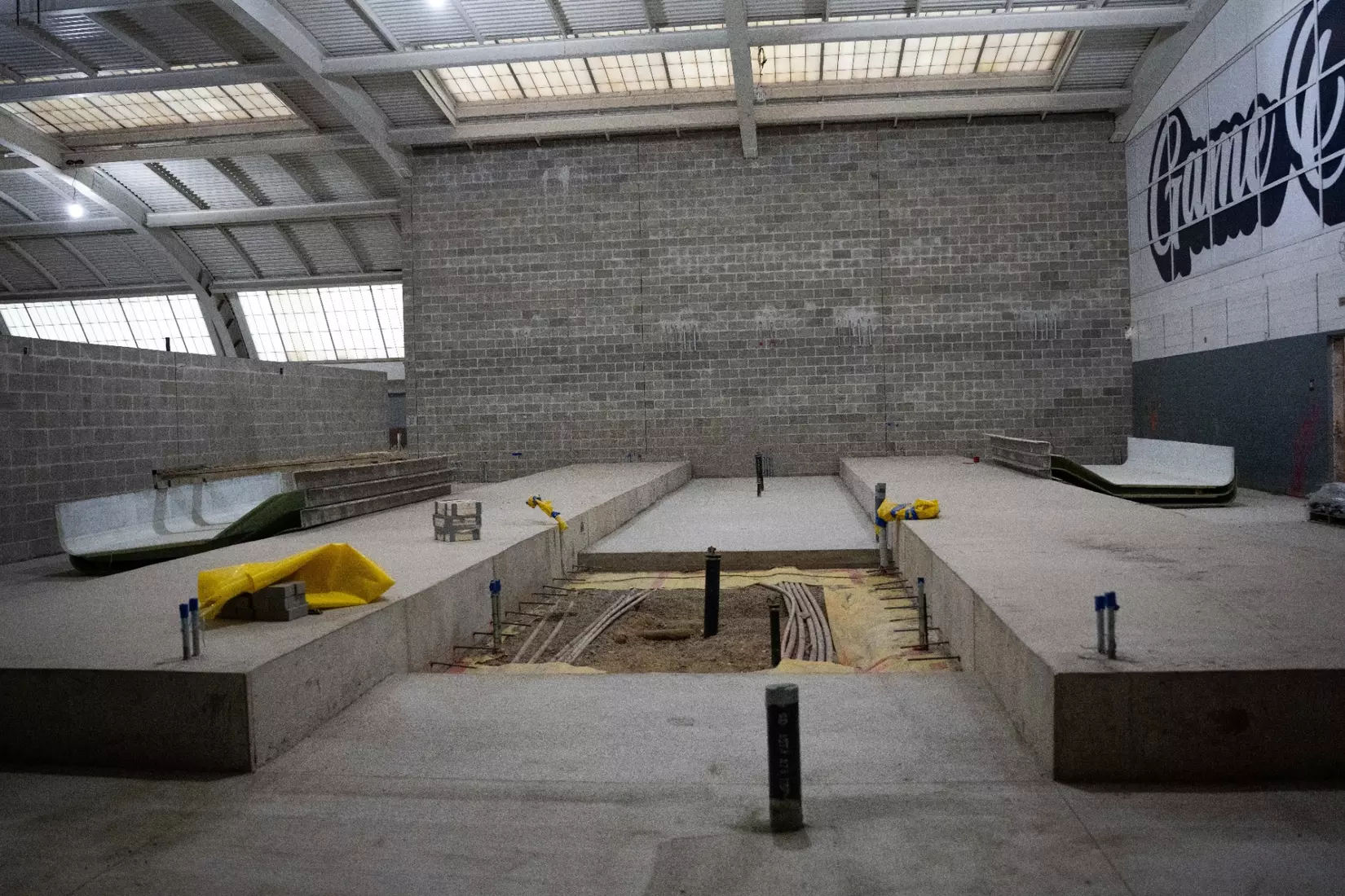 STORRS, CONNECTICUT - March 16 - UConn Field House Construction.
Photo by Connor Sharp
