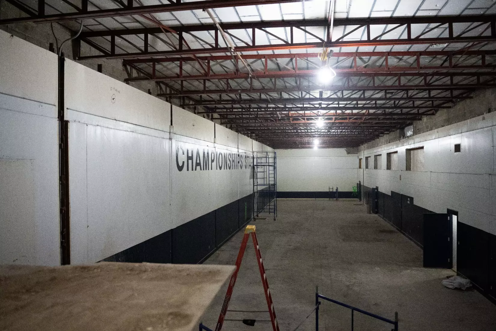STORRS, CONNECTICUT - March 16 - UConn Field House Construction.
Photo by Connor Sharp
