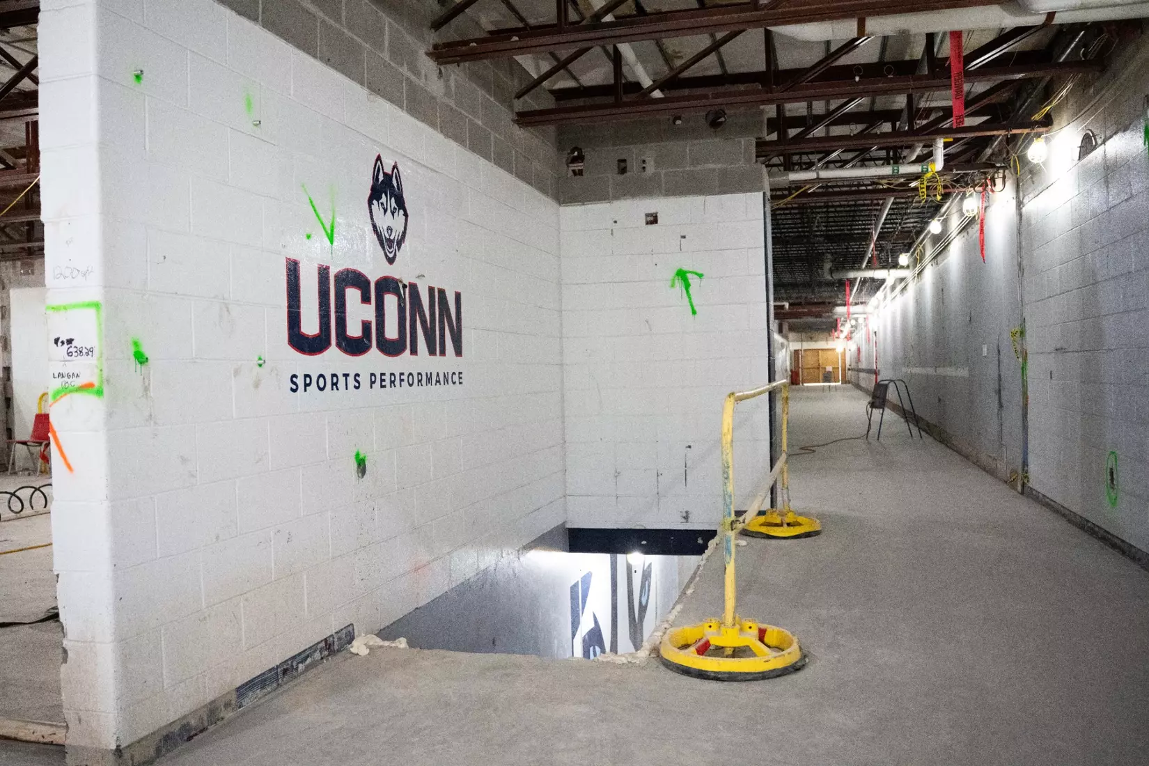 STORRS, CONNECTICUT - March 16 - UConn Field House Construction.
Photo by Connor Sharp