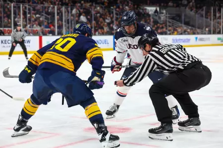 UConn vs. Merrimack Face off