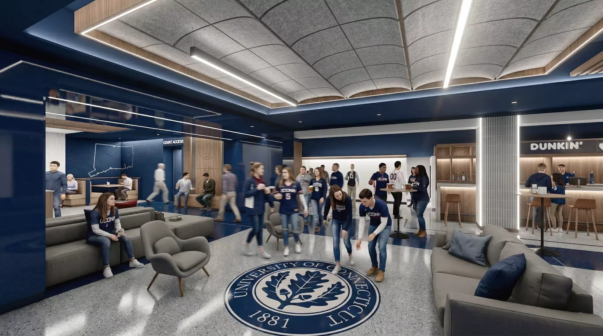 Gampel Pavilion Renovation Renderings