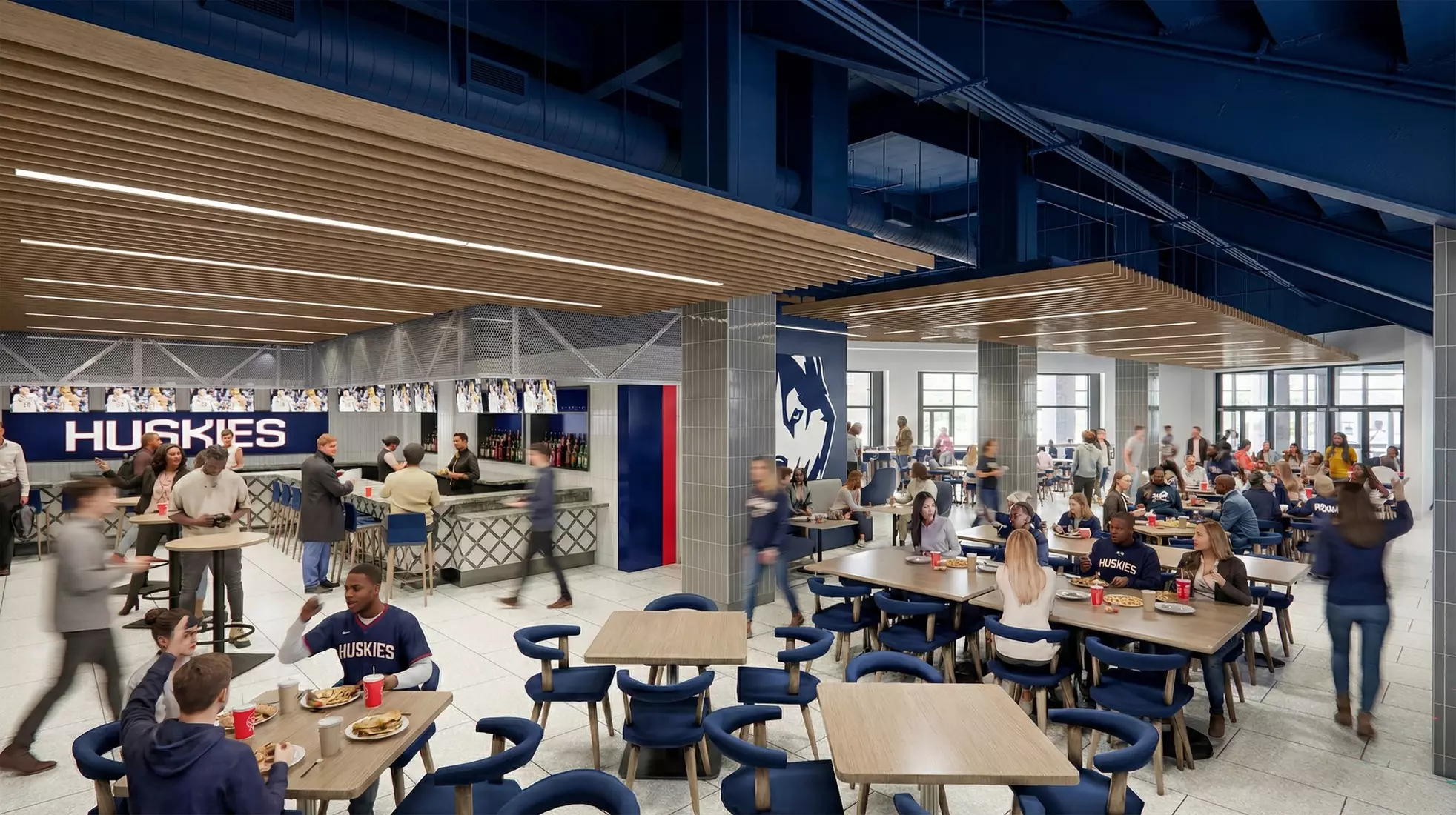 Gampel Pavilion Renovation Renderings