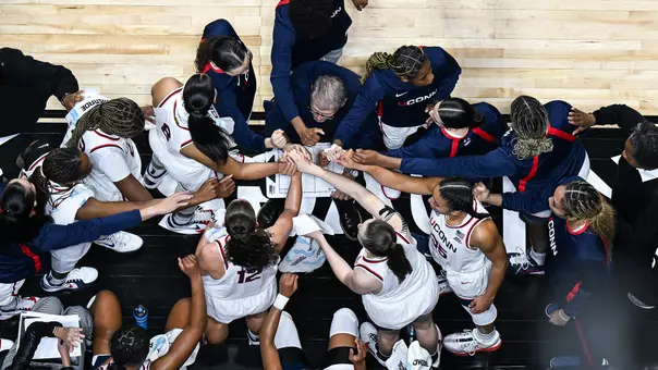 UNCASVILLE, Conn - November 21 - Geno Auriemma of the UConn Huskies against the Michigan Wolverines at Mohegan Sun Arena in Uncasville, CT.
Photo by Simon Asher