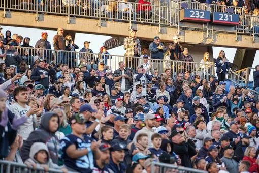 EAST HARTFORD, Conn - November 8 - against the Duke Blue Devils at Pratt & Whitney Stadium at Rentschler Field in East Hartford, CT.
Photo by Sofia DiGrande