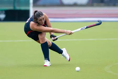 STORRS, CONNECTICUT - August 22 - Olivia Donahue #18 in the game against the Boston College Eagles at the George J. Sherman Family Sports Complex on August 22 in Storrs, Connecticut.
Photo by Simon Asher