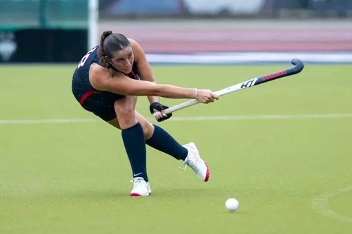 STORRS, CONNECTICUT - August 22 - Olivia Donahue #18 in the game against the Boston College Eagles at the George J. Sherman Family Sports Complex on August 22 in Storrs, Connecticut.
Photo by Simon Asher