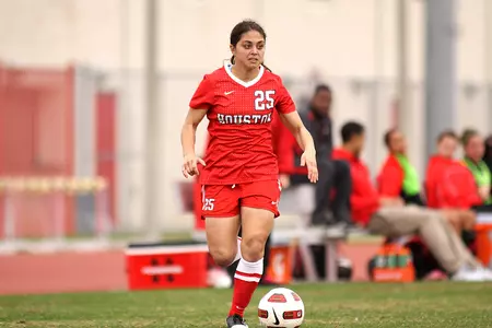 UH Soccer vs. Navarro Junior College (Spring Exhibition Season) from Carl Lewis Field, Houston, TX, 2/26/2012 Natalie Juncos (25)