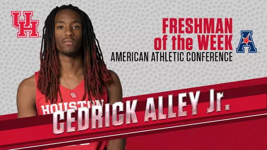 Cedrick Alley Jr., Freshman of the Week