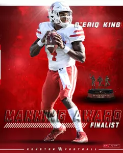 D'Eriq King Manning Award Finalist